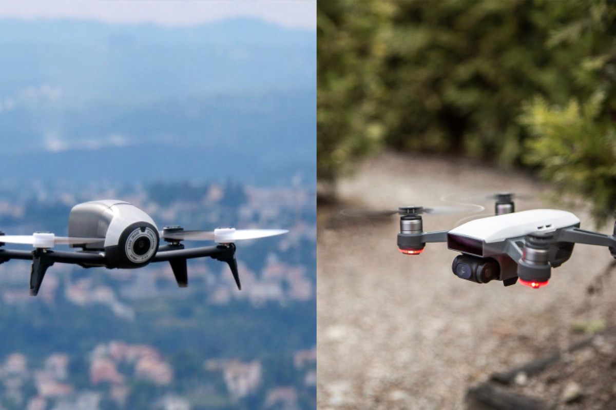 DJI Spark vs. Parrot Bebop 2